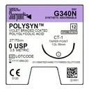 Surgical Specialties Sharpoint Plus 0 36 mm PolySyn/Polyglycolic Acid Absorbable Suture with Needle and Violet, 12 per Box