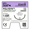 Surgical Specialties Sharpoint Plus 1 36 mm PolySyn/Polyglycolic Acid Absorbable Suture with Needle and Violet, 12 per Box