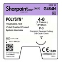 Surgical Specialties Sharpoint Plus 4-0 13 mm PolySyn/Polyglycolic Acid Absorbable Suture with Needle and Violet, 12 per Box