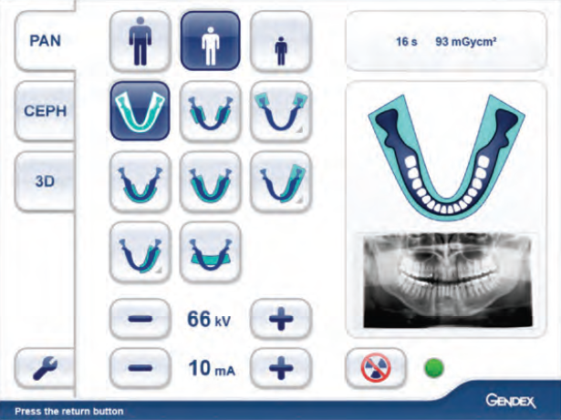 Gendex GXDP-700 Panoramic, Ceph plus CBCT
