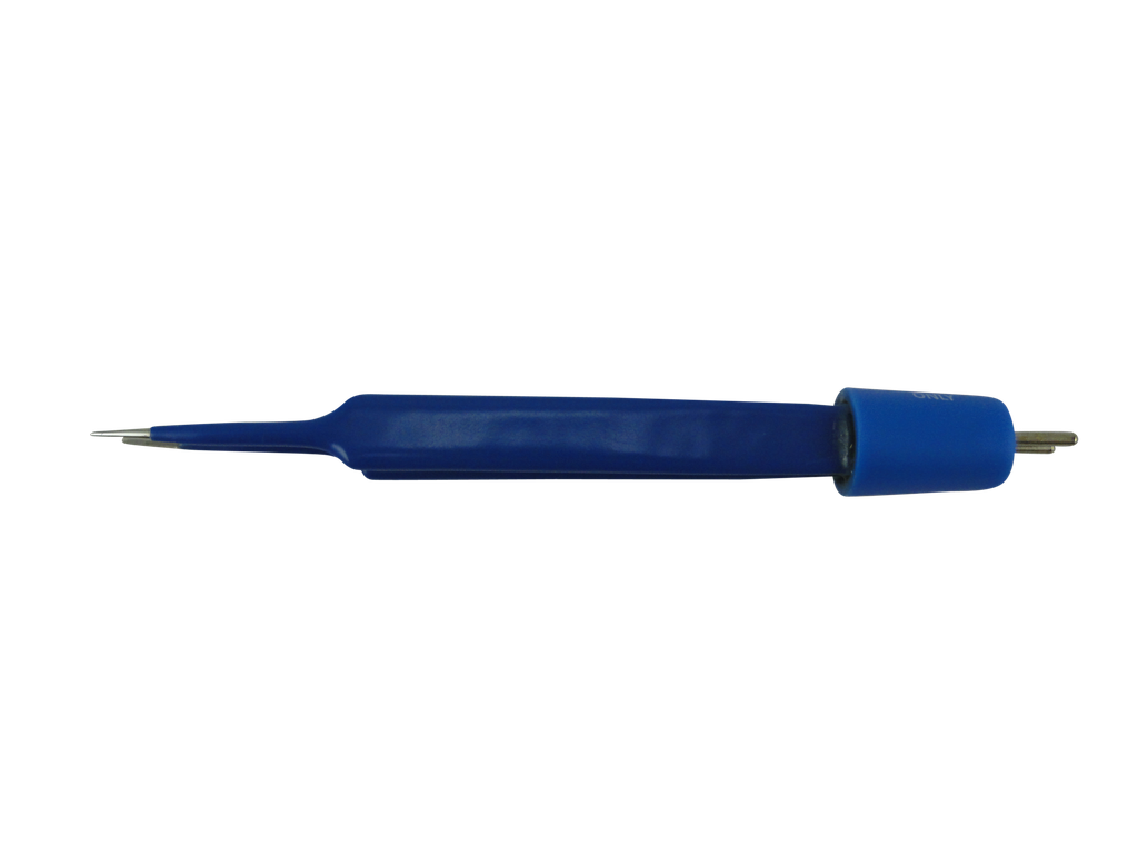 Olsen® Bipolar Forceps, Midas Touch Jewelers, Insulated, Smooth, Straight Micro Tips, 4 1/2 in, 114 mm, Single Use, 5/bx