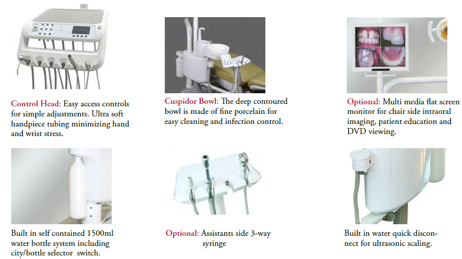 TPC Bellagio Operatory Package w/ Cuspidor, LED