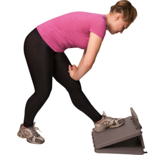 Fabrication Stretching & Balance Adjustable Ankle Incline Board, 4-Level, Plastic