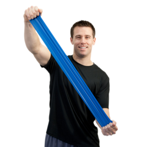 Fabrication Sup-R Exercise Bands, Blue, 6 yds, No Latex