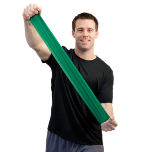 Fabrication Sup-R® Exercise Bands, Green, 6 yds, No Latex