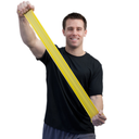 Fabrication Sup-R Exercise Bands, Yellow, 6 yds, No Latex