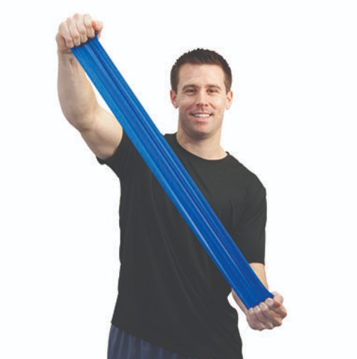 Fabrication Sup-R Exercise Bands, Heavy, Blue, 5 ft, No Latex