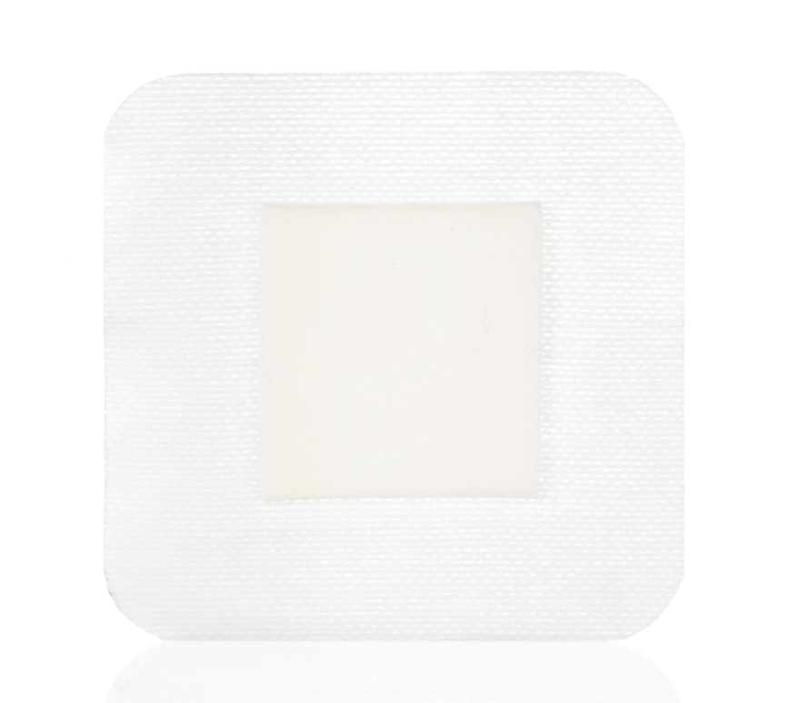 Bordered Foam Dressing, Waterproof, 4" x 4", 10/bx 