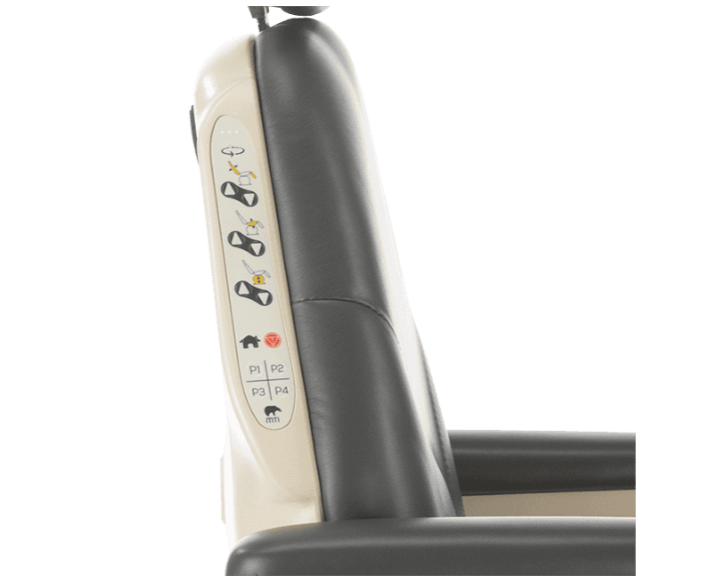 MTI 463 Exam Chair, Swivel Base, 100-240V 