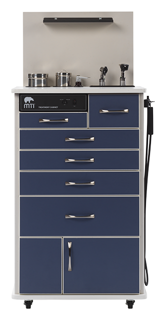 MTI TC100BS ENT Cabinet, Stand-up, Standard Configuration 1, Trim-White 