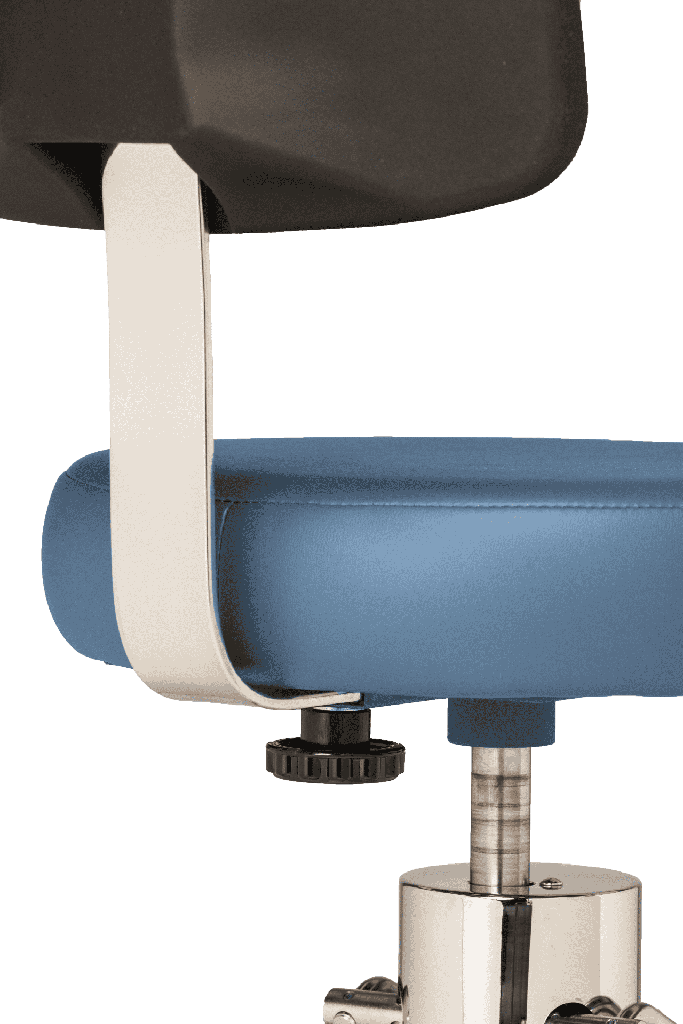 MTI 329 Stool, Hydraulic Pump, w/Ergo Backrest, Premium