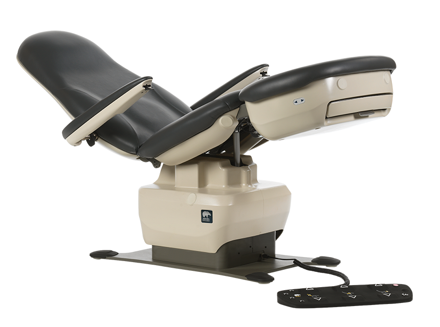MTI 528 Podiatry/Wound Procedure Chair, Non-Lift Base, 100-240V 