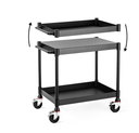 Luxor MightyHaul 18” Heavy-Duty Utility Cart w/Two Reversable Shelves