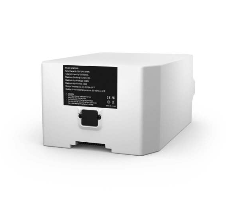 Erge Rechargeable Battery, High-Capacity LiFePO4 Power, 9 W x 5.4 D x 3.5 H 