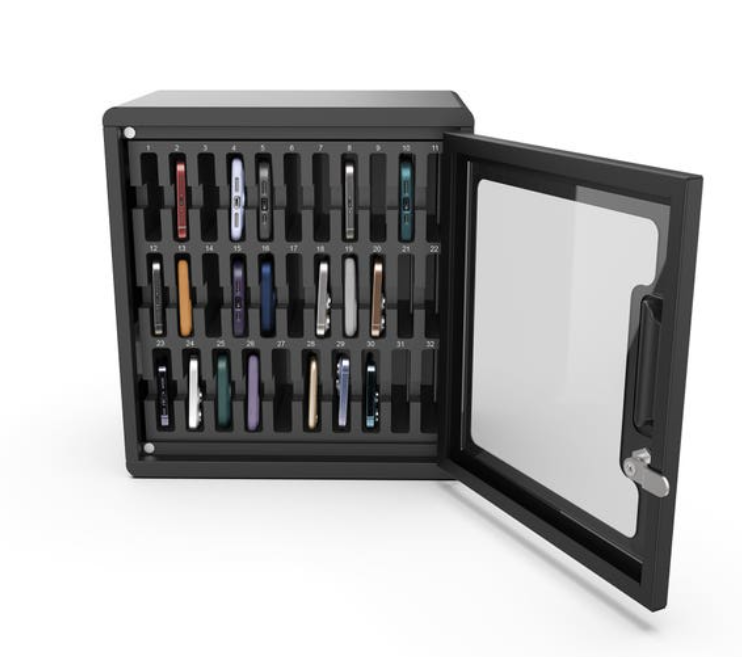 Luxor CellGuard Cell Phone Storage Cabinet w/Wall-Mount Kit