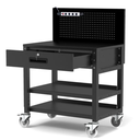 Luxor Heavy-Duty Mobile Workstation w/Adjustable Height