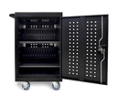 Luxor 30 Tablet/Chromebook Charging Cart, 27” W x 14.75” D x 30” H