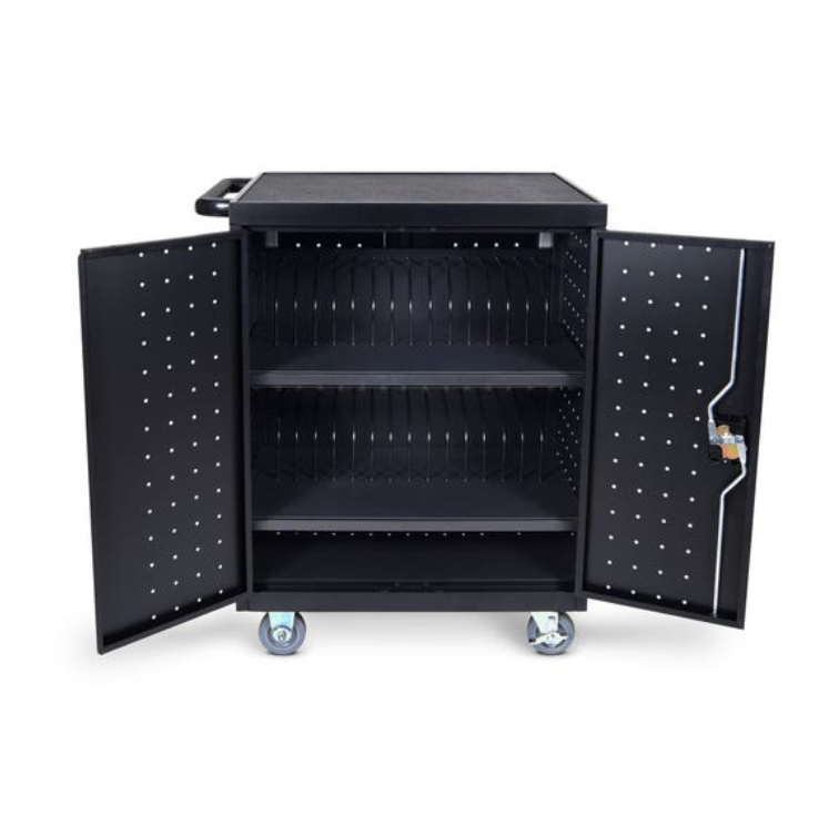 Luxor 32-Laptop/Chromebook Charging Cart w/Timer