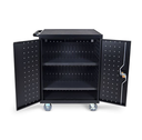 Luxor 32-Laptop/Chromebook Charging Cart w/Timer