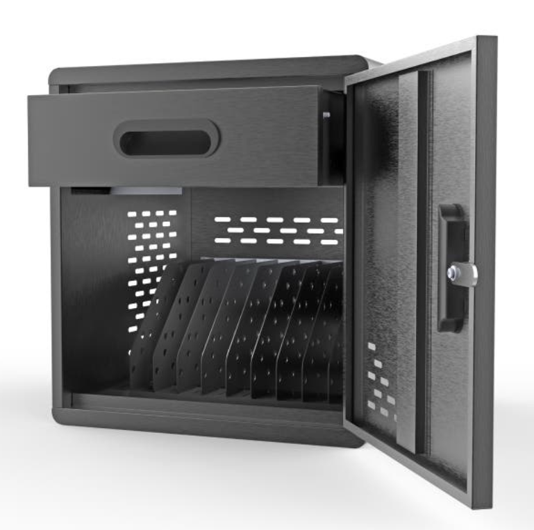 Charging Cart, 30-Device, Modular, Overall dimensions, bundle (fully assembled): 21.25" W x 15.5 D x 56.25" H