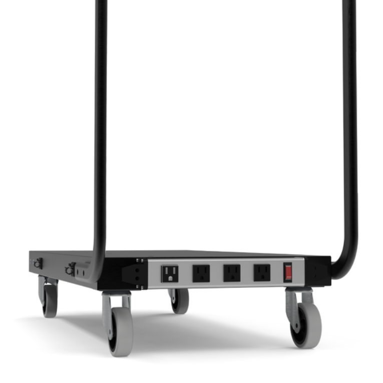 Charging Cart, 40-Device, Modular, Overall dimensions, 40-Device Modular Charging Cart (fully assembled): 39" W x 15.5 D x 39.5" H