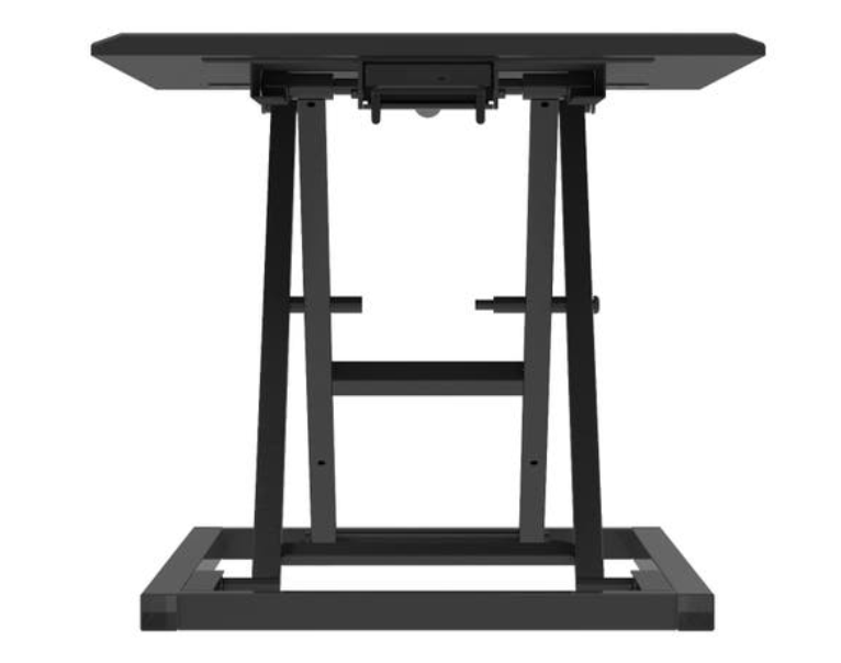 Luxor Pneumatic Standing Desk Converter, Black