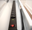 Open Charging Cart, 16-Tablet, Steel Frame, 16-Outlet 125V Power Strip, 10ft Cord, 27"W x 14.75"D x 30"H