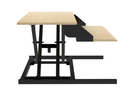 Standing Desk Converter, 32", Overall: 32"W x 23.5"D x 5.25" to 15.5"H, Weight Capacity 35lbs