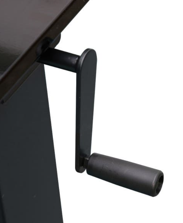 Flip-Top Table, Adjustable, Crank Handle, 59"W x 23.6"D x 30"-45.25"H, Weight Capacity 150 lbs.
