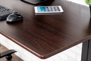 Luxor 60" High Speed Crank Adjustable Stand Up Desk, Walnut