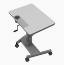 Luxor Student Sit Stand Desk w/Crank Handle