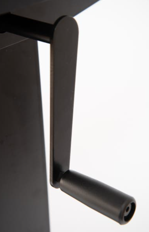 Luxor 48" High Speed Crank Adjustable Stand Up Desk, Black