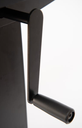 Luxor 48" High Speed Crank Adjustable Stand Up Desk, Black