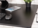 Luxor 48" High Speed Crank Adjustable Stand Up Desk, Black