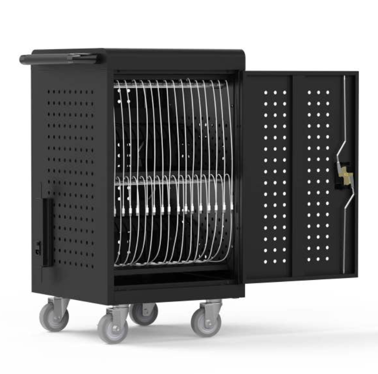 Luxor USB-C Secure Charging Cart, 30 Device