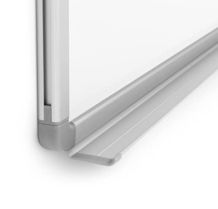 Luxor Dry Erase Magnetic Wall-Mount Porcelain White Board, 48x36, Aluminum Frame