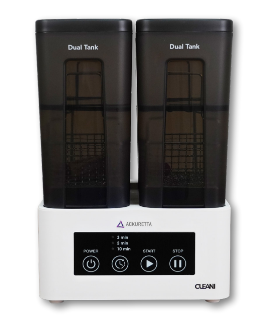 Ackuretta CLEANI w/Dual Tanks 3D Printing Washer