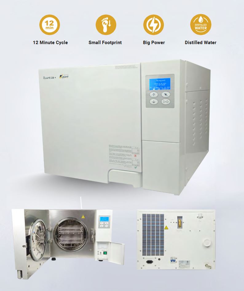 Flight Autoclave Clave28+ with Compressor