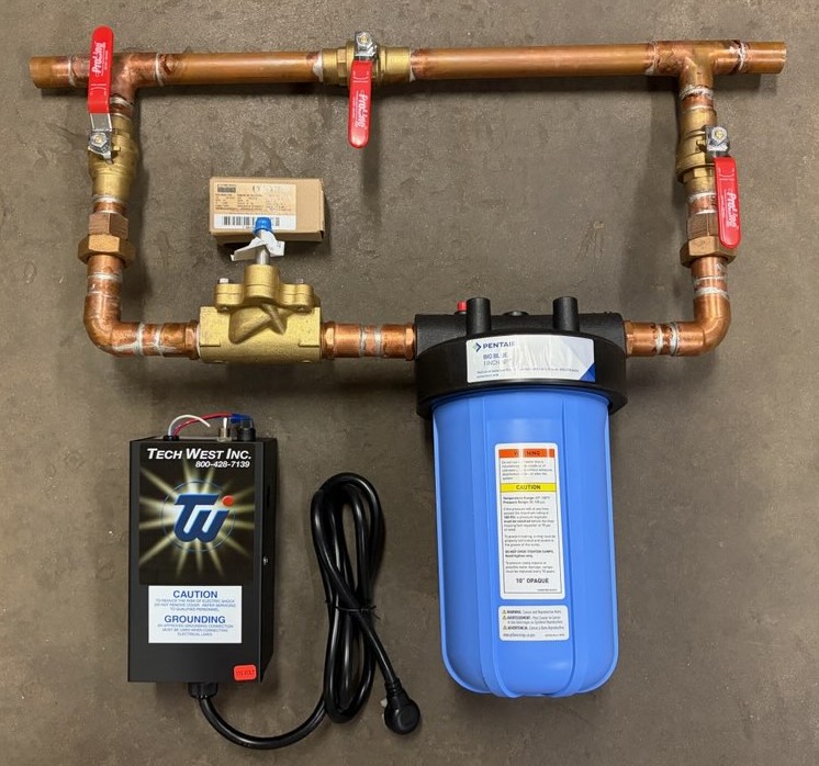 DuraPro Dental Water Bypass System 1" with Filter