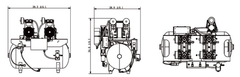 AT600 Oil Free Air Compressor (New Design)