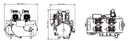 AT600 Oil Free Air Compressor (New Design)