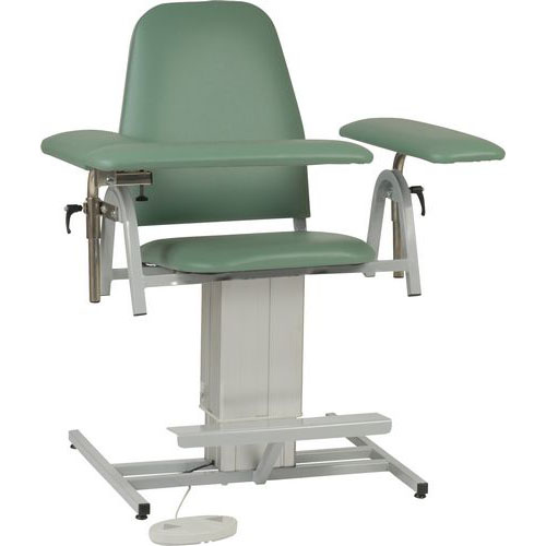 Med Care Power Adjustable Height Upholstered Chair