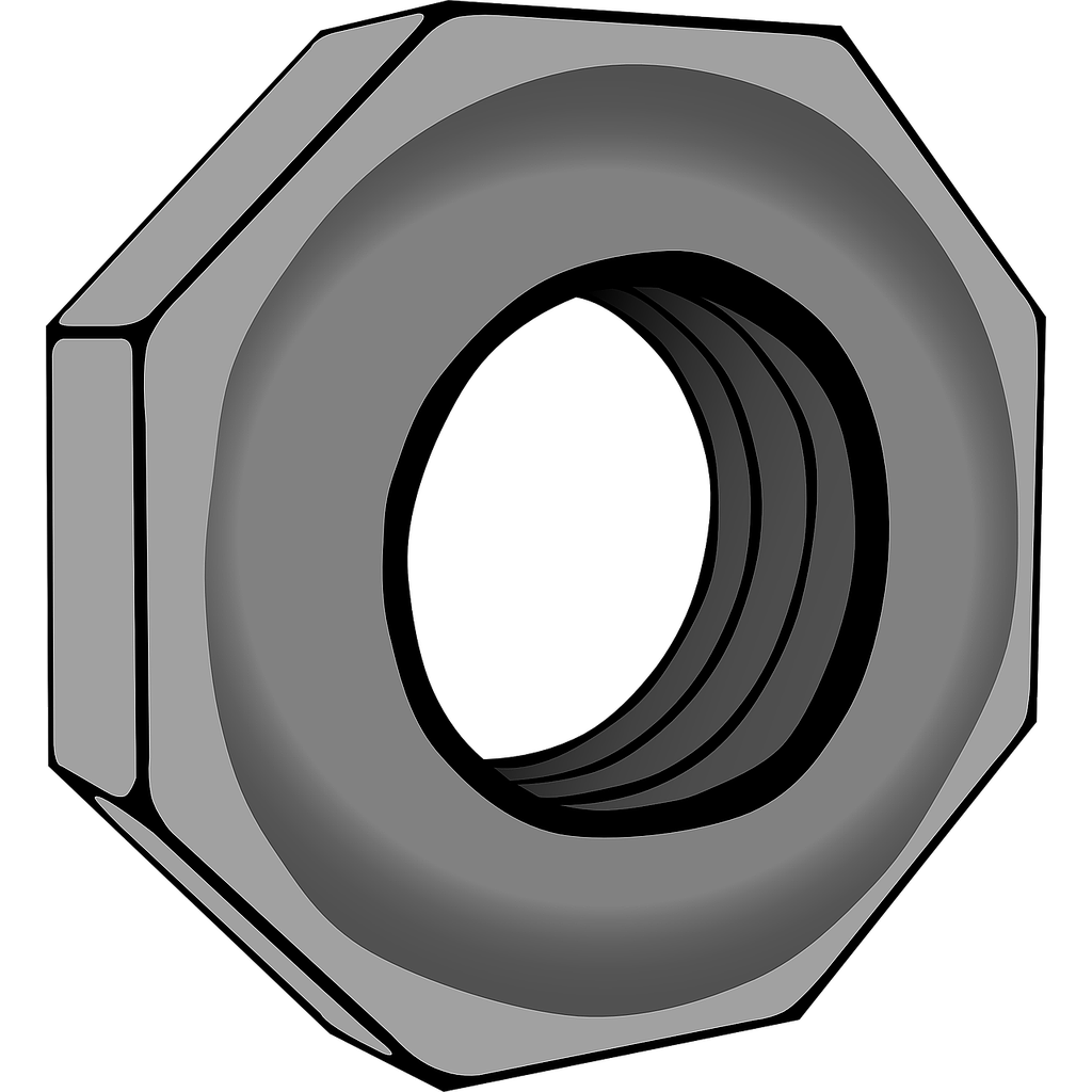 Hex Nut (#6-32) - 50 per package