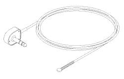 Skin Temperature Probe (Reusable) - 1/4" Stereo Phono Plug