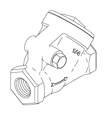 Check Valve (1/4" - Fits: Century V116, Century V120, Century V148, Century V160)