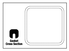Door Gasket (16" x 16" - 20.10" OD)