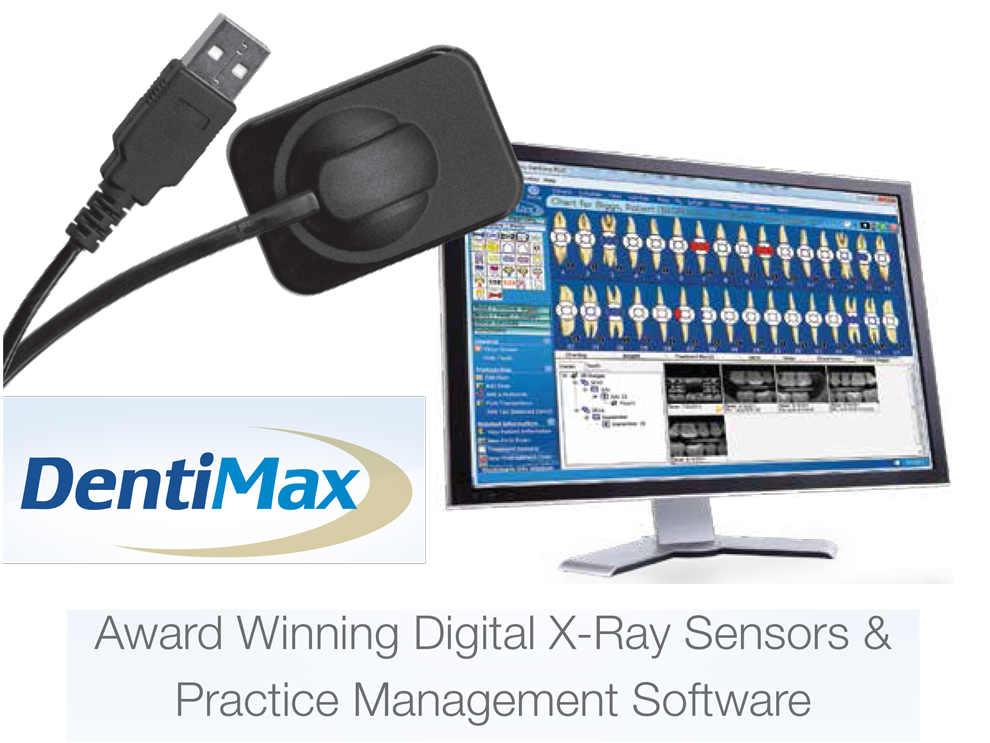 Dentimax Two Sensor + Practice Management Software Sensor Bundle