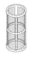 Screen (20 Mesh) - Fits: Solids Collector (3/4")