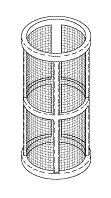 Screen (50 Mesh) - Fits: Solids Collector (3/4")