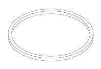Bowl Gasket - 3 per package (3.13" OD x .13" Square)